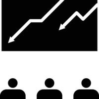 Chart icon symbol image for data statistic analysis illustration vector