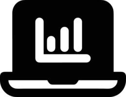 Chart icon symbol image for data statistic analysis illustration vector