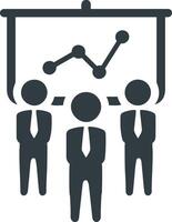 Chart icon symbol image for data statistic analysis illustration vector