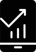 Chart icon symbol image for data statistic analysis illustration vector