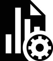 Chart icon symbol image for data statistic analysis illustration vector