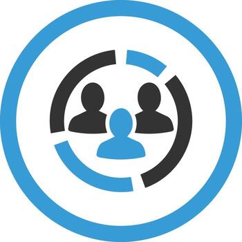 Chart icon symbol image for data statistic analysis illustration vector