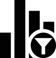 Chart icon symbol image for data statistic analysis illustration vector