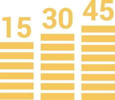Chart icon symbol image for data statistic analysis illustration vector