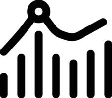 Chart icon symbol image for data statistic analysis illustration vector