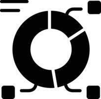 Chart icon symbol image for data statistic analysis illustration vector