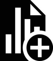 Chart icon symbol image for data statistic analysis illustration vector