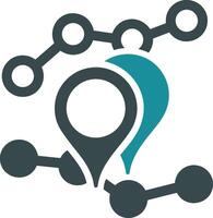 Chart icon symbol image for data statistic analysis illustration vector