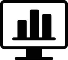 Chart icon symbol image for data statistic analysis illustration vector