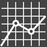 Chart icon symbol image for data statistic analysis illustration vector