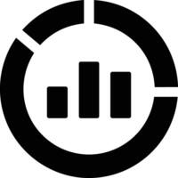 Chart icon symbol image for data statistic analysis illustration vector