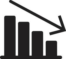 Chart icon symbol image for data statistic analysis illustration vector