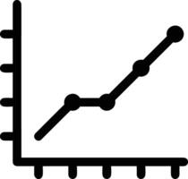 Chart icon symbol image for data statistic analysis illustration vector