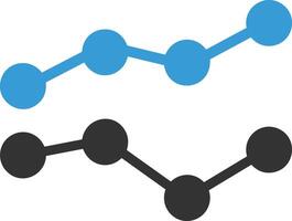 Chart icon symbol image for data statistic analysis illustration vector