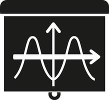 Chart icon symbol image for data statistic analysis illustration vector