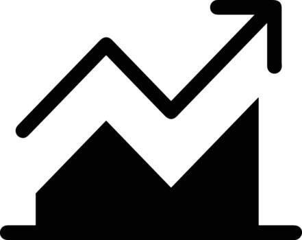 Chart icon symbol image for data statistic analysis illustration vector
