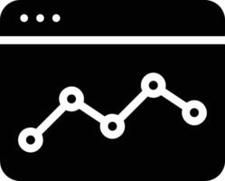 Chart icon symbol image for data statistic analysis illustration vector