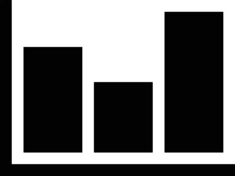 Chart icon symbol image for data statistic analysis illustration vector