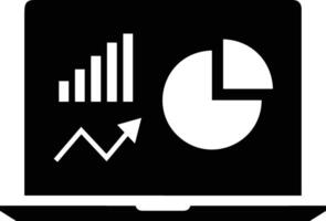 Chart icon symbol image for data statistic analysis illustration vector