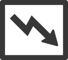 Chart icon symbol image for data statistic analysis illustration vector