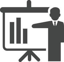 Chart icon symbol image for data statistic analysis illustration vector