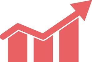 Chart icon symbol image for data statistic analysis illustration vector