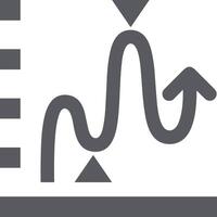 Chart icon symbol image for data statistic analysis illustration vector