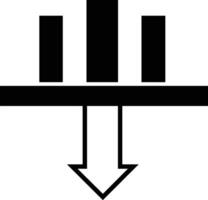 Chart icon symbol image for data statistic analysis illustration vector