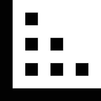 Chart icon symbol image for data statistic analysis illustration vector