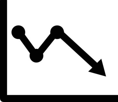 Chart icon symbol image for data statistic analysis illustration vector