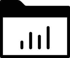 Chart icon symbol image for data statistic analysis illustration vector