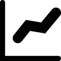 Chart icon symbol image for data statistic analysis illustration vector