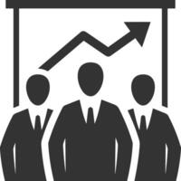 Chart icon symbol image for data statistic analysis illustration vector