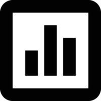 Chart icon symbol image for data statistic analysis illustration vector