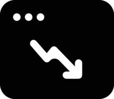 Chart icon symbol image for data statistic analysis illustration vector
