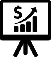 Chart icon symbol image for data statistic analysis illustration vector