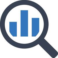 Chart icon symbol image for data statistic analysis illustration vector