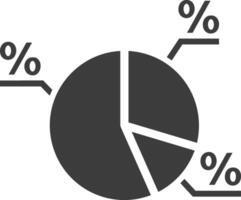 Chart icon symbol image for data statistic analysis illustration vector