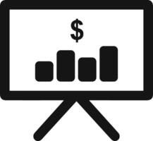 Chart icon symbol image for data statistic analysis illustration vector