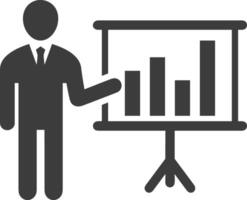 Chart icon symbol image for data statistic analysis illustration vector
