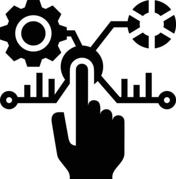 gráfico icono símbolo imagen para datos estadística análisis ilustración vector