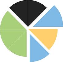 Chart icon symbol image for data statistic analysis illustration vector