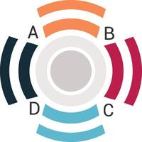 Chart icon symbol image for data statistic analysis illustration vector