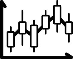 Chart icon symbol image for data statistic analysis illustration vector