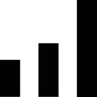 Chart icon symbol image for data statistic analysis illustration vector