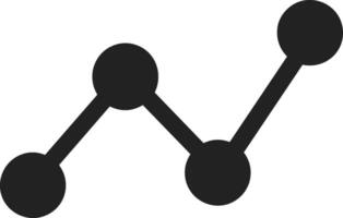 Chart icon symbol image for data statistic analysis illustration vector