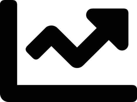 gráfico icono símbolo imagen para datos estadística análisis ilustración vector