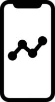 Chart icon symbol image for data statistic analysis illustration vector
