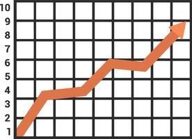 Chart icon symbol image for data statistic analysis illustration vector