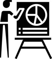 Chart icon symbol image for data statistic analysis illustration vector